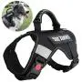 PET OPT Service Dog Vest Harness with Handle Classic Black No Pull Gentle,Adjustable Dog Vest Reflective Easy for Walking Training PET OPT Service Dog Vest Harness with Handle Classic Black No Pull Gentle,Adjustable Dog Vest Reflective Easy for Walking Training