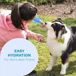 Vapur | Portable & Foldable Dog Water Bottle | Ez Lick | Collapsible Leak Proof Pet Water Dispenser for Walking, Camping, Hiking, & Travel!