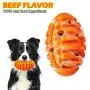 FOCUSPET Squeaky Dog Toys for Aggressive Chewers Large Breed Pet Chew Toys Dog Almost Indestructible Durable Squeaky Toys with Non-Toxic Natural Rubber for Medium Large Breed Dogs Puppies