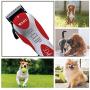 Wahl Professional Animal Deluxe U-Clip Pet, Dog, & Cat Clipper & Grooming Kit (#9484-300), Red and Chrome
