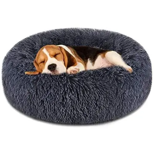 FOCUSPET Dog Bed Cat Bed Donut, Pet Bed Faux Fur Cuddler Round Comfortable for Small Medium Large Dogs Ultra Soft Calming Bed Self Warming Indoor Sleeping Bed Multiple Sizes (20/24/32/40/46) FOCUSPET Dog Bed Cat Bed Donut, Pet Bed Faux Fur Cuddler Round Comfortable for Small Medium Large Dogs Ultra Soft Calming Bed Self Warming Indoor Sleeping Bed Multiple Sizes (20/24/32/40/46)