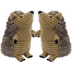 Legendog Hedgehog Dog Toys, 2 Pcs Dog Squeaky Toys Stuffed Hedgehog Dog Chew Toys Plush