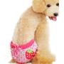 TOPSOSO Fashion Shop Pet Apparel-M Pie Dog Diaper Dog Sanitary Pantie Color Random (Pack of 2)