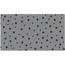 Drymate Small/Medium Pet Place Mat in Paw Stripe Design