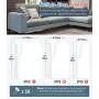 Lewondr Couch Furniture Protector, Cat Scratch Pads, Clear Anti-Scratch Self-Adhesive Pads with 50 Pins, Cat Scratching Deterrent Sheet Tape Lewondr Couch Furniture Protector, Cat Scratch Pads, Clear Anti-Scratch Self-Adhesive Pads with 50 Pins, Cat Scratching Deterrent Sheet Tape