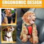 Musonic Dog Safety Vest Harness with Safety Belt for Most Car, Travel Strap Vest with Car Seat Belt Lead Adjustable Lightweight and Comfortable Black for Small Medium Large Dogs