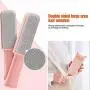 ZNOKA Pet Hair Remover Brush with Self-Cleaning Base, Double-Sided Pet Hair Remover Brush, Best Pet Hair Remover Brush for Removing Pet Hair