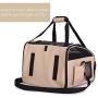 Pettom Pet Car Booster Seat Carrier Airline Approved for Dog Cat Puppy Small Animal Travel Cage