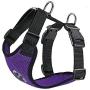 SlowTon Dog Harness, Pet Vest Harness for Dogs Safety in Car Adjustable Neck and Chest Strap Breathable Soft Fabric Multifunctional Vest with Quick Release for Travel Walking Daily Use