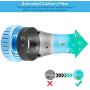 TSYMO Dog Water Bottle - Leak Proof Portable Puppy Water Dispenser with Activated Carbon Filter & Foldable Drinking Feeder for Pets Outdoor Walking, Hiking, Travel, BPA Free (10 Oz)