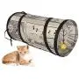 Japanese Style Collapsible Printed Cat Tunnel with Ball Rolling Ground Chinchilla Drilling Holes Pet Supplies Cat Toys Japanese Style Collapsible Printed Cat Tunnel with Ball Rolling Ground Chinchilla Drilling Holes Pet Supplies Cat Toys