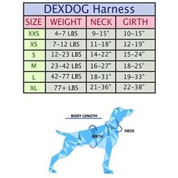 DEXDOG EZTrainer No Pull Front Attachment Clip Dog Harness for Training Running Comfort