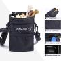 AMZNOVA Dog Treat Bag, Large Dog Training Pouch with Multiple Pockets, Adjustable Shoulder Strap, Waistband and Poop Bag Dispenser, 4 Ways to Carry