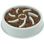 Dog Bowl Feeder Slow Eating Pet Bowl, Fun Feeder, Dog Food Water Bowl with Funny Pattern, Interactive Feeding Bowls Healthy Eating (Green)