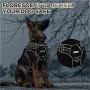 BABYLTRL Tactical Dog Harness for Large Medium Small Dogs, No Pull Dog Harness, Working Dog MOLLE Vest with Handle, Reflective K9 Military Service Dog Vest Harness for Training Hunting Walking