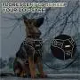 BABYLTRL Tactical Dog Harness for Large Medium Small Dogs, No Pull Dog Harness, Working Dog MOLLE Vest with Handle, Reflective K9 Military Service Dog Vest Harness for Training Hunting Walking