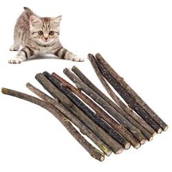 Dongdexiu Pet Supplies Cat Wood Scorpion Cat Mint Molar Stick to Hair Ball Grab Bite(3 Pcs/Pack) Pet Toys