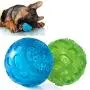 3.2 Inch Durable Pet Dog Balls Toys Rubber Squeak Dog Ball Indestructible Dog Toy Ball Interactive Toy
