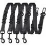 Weewooday 4 Pieces Dog Seat Belt Harness Pet Car Seat Belts Dog Vehicle Seat Belt Dog Safety Leads with Elastic Bungee Buffer, Adjustable Pet Seat Belt for Cats and Dogs for Most Cars Weewooday 4 Pieces Dog Seat Belt Harness Pet Car Seat Belts Dog Vehicle Seat Belt Dog Safety Leads with Elastic Bungee Buffer, Adjustable Pet Seat Belt for Cats and Dogs for Most Cars