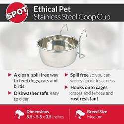 Ethical Pet Stainless Steel Bird Cup with Wire