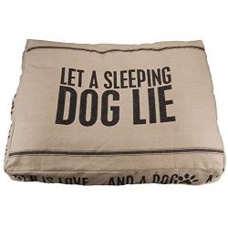 Primitives by Kathy 28083 Double-Sided Bed, Large, Kiss Your Dog Goodnight