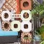 Cat Amazing STACKS! - Modern Cat Condo & Modular Cat Tree - House & Tunnel Cubes for Cats - Made in USA Cat Amazing STACKS! - Modern Cat Condo & Modular Cat Tree - House & Tunnel Cubes for Cats - Made in USA