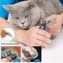 FUBARBRA Nail Grinder Trimmers for Dog, 2-Speed Pet Paw Nail Grinder Rechargeable Pet Nail Trimmer No Painless, Easy to Use as Seen on TV for Small Medium Large Dogs & Cats Pet Grooming Tool Kit