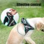 Petties&Sweeties No Pull Dog Harness, Reflective Adjustable Soft Padded Vest Unique Colors,with a Easy Control Training Handle,with Poop Bags Blue