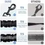 PuppyDoggy Dog Seat Belt Dog Car Seatbelts Adjustable with Padded Handle Dog Standard Leash & 2Pcs Dog Poop Bags Holder (2 Pack)