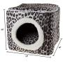PETMAKER Cozy Cave Enclosed Cube Pet Bed
