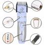 Maxshop Pet Grooming Clippers, Professional Quiet Rechargeable Cordless Pet Hair Clippers with Comb Guides Scissors Stainless Steel Blades Kit for Dogs Cats,Pets Long Short Hair Shave