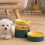 hdee Pet Water Dispenser - 1L Automatic Drinking Cat Dog Feeder, Versatile Space-Saving, Water Bowl and Grain Bowl Can Be Cleaned Separately, 30.7 X15.9x13.2cm hdee Pet Water Dispenser - 1L Automatic Drinking Cat Dog Feeder, Versatile Space-Saving, Water Bowl and Grain Bowl Can Be Cleaned Separately, 30.7 X15.9x13.2cm