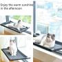 VWMYQ Cat Hammock Cat Window Perch Cat Window Seat Bed Removable Pet Resting Seat Safety Cat Bed Suction Cups withWall Corner and Three Little mice