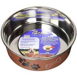 Loving Pets Metallic Bella Bowl, Extra Large, Copper