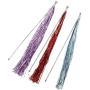 ocijf179 Cat Teaser Stick Pet Cat Kitten Teaser Stick Bell Tassels Rod Wand Funny Interactive Play Toy - Blue