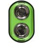 Iconic Pet 2 Cup Color Splash Stainless Steel Double Diner for Dog/Cat