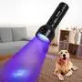 Pet Urine Detector Light Handheld UV Black Light Flashlight Portable Dog Cat Urine Carpet Detector Super Bright 51 LED UV Light for Pet Stain, Minerals, Automotive Leak Detection or Scorpion Hunting