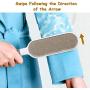 Coolrunner Pet Hair Remover Brush, Reusable Dog Hair Removal Brush Cat Fur Remover Buster with Self-Cleaning Base Dog Lint Remover for Furniture Couch Clothes Blankets