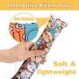BINGPET Catnip Toys for Indoor Cats - 3 Pack Cat Kicker Toy with Catnip - Durable Interactive Cat Kickers with Natual Catnip Filled Cute Kitty Pattern for Kitty
