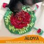 ALOYA Snuffle Mat for Dogs，Snuffle Mat,Dog Puzzle Toys for Extra Large Dog Toys for Boredom Interactive Pet Small Large Food Dispensing Feed Game Toy Dog Treat Indoor(Flower XL)