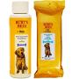 Burts Bees For Dogs Itch Soothing Shampoo with Honeysuckle and Multipurpose Wipes Grooming Bundle, 1 Each