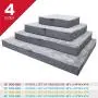 SPORT PET Deluxe Dog Mattress, Water-Resistant Liner Pet Bed, Reversible, Top Memory Foam SPORT PET Deluxe Dog Mattress, Water-Resistant Liner Pet Bed, Reversible, Top Memory Foam