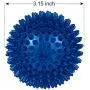 SPNORD Spiky Squeaker Ball Dog Toy, TPR Durable Bouncy Teeth Cleaning Fetching Training Pet Toy for Dogs SPNORD Spiky Squeaker Ball Dog Toy, TPR Durable Bouncy Teeth Cleaning Fetching Training Pet Toy for Dogs