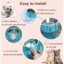 2 Pcs Dog Crate Water Bowl No Spill, Stainless Steel Removable Dog Food Bowls, No Spill Dog Bowl for Crate, Hanging Food Water Feeder Coop Cup for Pet, Puppy, Birds, Rats, Guinea Pigs ( Pink, Blue ) 2 Pcs Dog Crate Water Bowl No Spill, Stainless Steel Removable Dog Food Bowls, No Spill Dog Bowl for Crate, Hanging Food Water Feeder Coop Cup for Pet, Puppy, Birds, Rats, Guinea Pigs ( Pink, Blue )