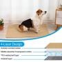 laamei Small Dog Pee Pads 2 Pack, Absorbent Reusable Training Pee Pads for Dogs, Whelping Pads Washable and Waterproof, Non-Slip Dog Pee Mat for Cats