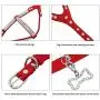 Beirui Soft Suede Rhinestone Leather Dog Harness Leash Set Cat Puppy Sparkly Crystal Vest & 4 ft Lead for Small Medium Cats Pets Chihuahua Poodle Shih Tzu Beirui Soft Suede Rhinestone Leather Dog Harness Leash Set Cat Puppy Sparkly Crystal Vest & 4 ft Lead for Small Medium Cats Pets Chihuahua Poodle Shih Tzu