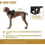OneTigris Service Vest Dog Harness, No Pull Dog Harness with Handle& Reflective Patches for Adjustable Service Dogs Large Medium Size