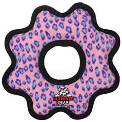 TUFFY-Worlds Tuffest Soft Dog Toy- Ultimate Gear Ring-Squeakers-Multiple Layers.Made Durable,Strong & Tough.Interactive Play(Tug,Toss & Fetch).Machine Washable & Floats