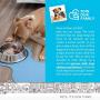 Dog Food Mat - Pet Feeding Mats for Floors - Waterproof Silicone Placemat for Water Bowl, Dish and Tray
