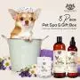 Aromatherapy Pet Spa in a Box Dog Shampoo, Dog Grooming Spray, Candle Scented Animal Lover Gift Set & Pet Odor Eliminator Aromatherapy Pet Spa in a Box Dog Shampoo, Dog Grooming Spray, Candle Scented Animal Lover Gift Set & Pet Odor Eliminator